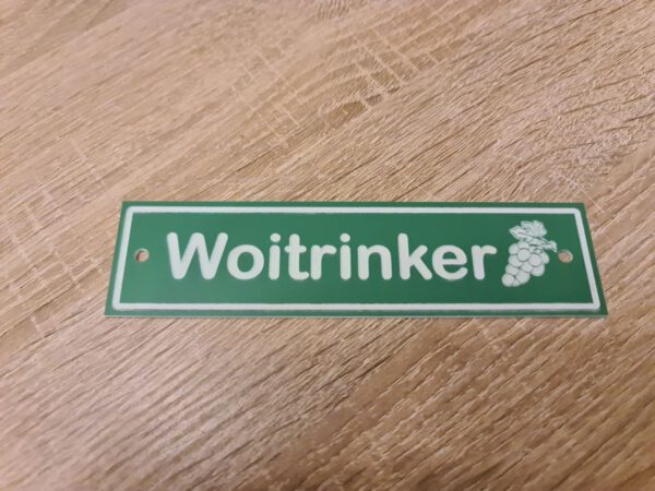 Autoschild "Woitrinker" – Bild 2