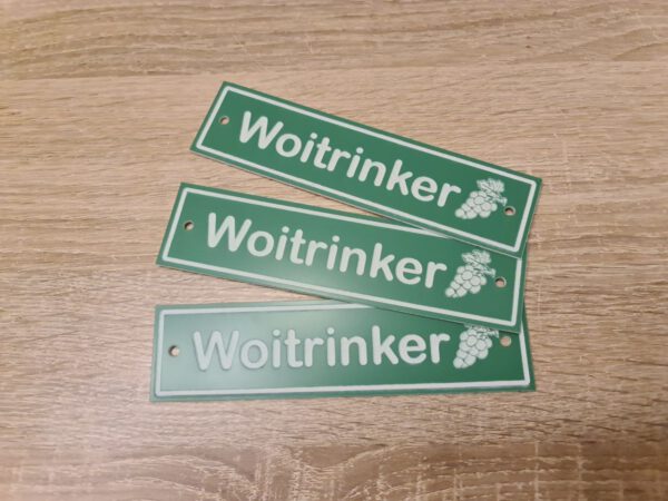 Autoschild "Woitrinker" – Bild 3